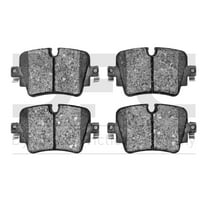 Dynamic Friction Company 5000 Euro Ceramic Brake Pads 1600-1752-00-Rear Set For 2014-2021 Jaguar F-Type, 2016-2019 Jaguar XJ