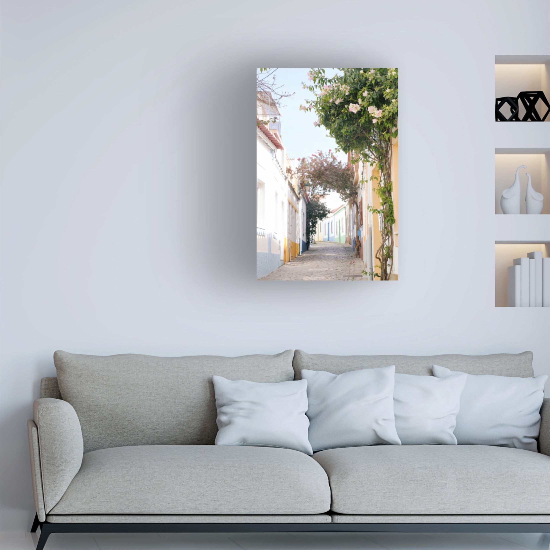 Canvas Wall Art - Carina Okula 'Portuguese Perfection' Wall Art for Living Room, Bedroom, or Office Décor by Trademark Fine Art - 16 x 24 Inches
