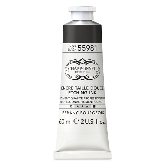 Charbonnel Etching Ink - Black Universal, 60 ml