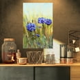 thumbnail image 1 of Cornflowers in Full Bloom - Floral Art Canvas Print, 1 of 3