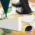 thumbnail image 2 of Yayeee Doormat for Indoor Entrance 32" x 20" Non Slippery Floor Rug, Floral Watercolor Oranges, 2 of 8