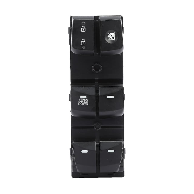 Window Lifter Switch Sensitive Replacement Abs Black Power Window Control Switch 93570-3x000 For Hyundai-kia K2