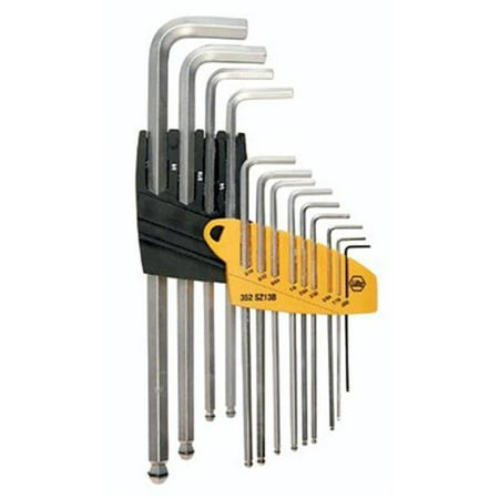 

Wiha Tools MagicRing L-Key Sets 13 per holder Hex Ball Tip Inch