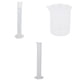 thumbnail image 1 of Vaso de Precipitados Y Graduada de Plástico 100ML 250ML, 1 of 9
