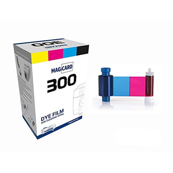 Bodno Magicard 300 Imprimante MC300YMCKO Ruban Couleur - YMCKO - 300 Impressions Carte de Démonstration Logicielle