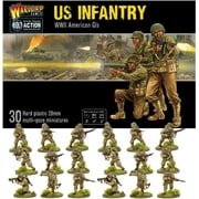 Bolt Action Miniatures - Warlord Games US Infantry 28mm Miniatures- 30 Bolt Action US Army Military Models