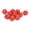 Red, variant on Rupoun 10 Pieces Polyhedral Dice Set White, Plastic Lightweight 20 Sided Numerals Dice for Role Playing Tabletop Board Games, Math Teaching Tools & Party Games Accessories - 0.39 inches / 1 cm