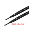thumbnail image 3 of INSPIRE CHIC Extra Wide Shoelaces Fat Shoestrings Single Line Flat Shoe Laces for Sneakers Boots 1 Pair Black 140cm/55.1", 3 of 4