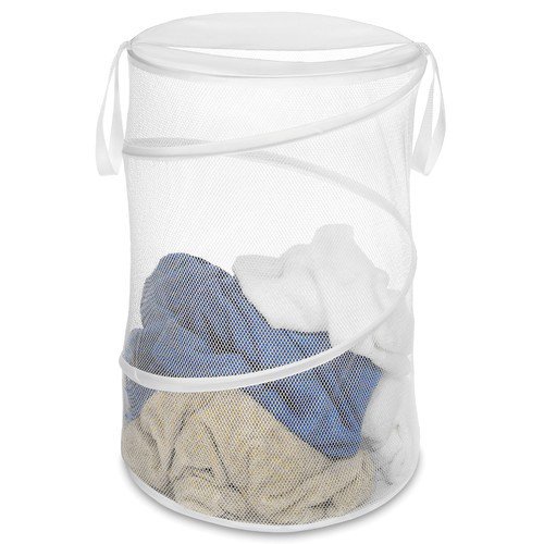 SOUJOY 4-Pack Pop-Up Laundry Hampers - Collapsible Mesh Baskets With Handles