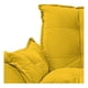 thumbnail image 4 of Sillón Odette base giratoria - Amarillo WEIK Odette, 4 of 5