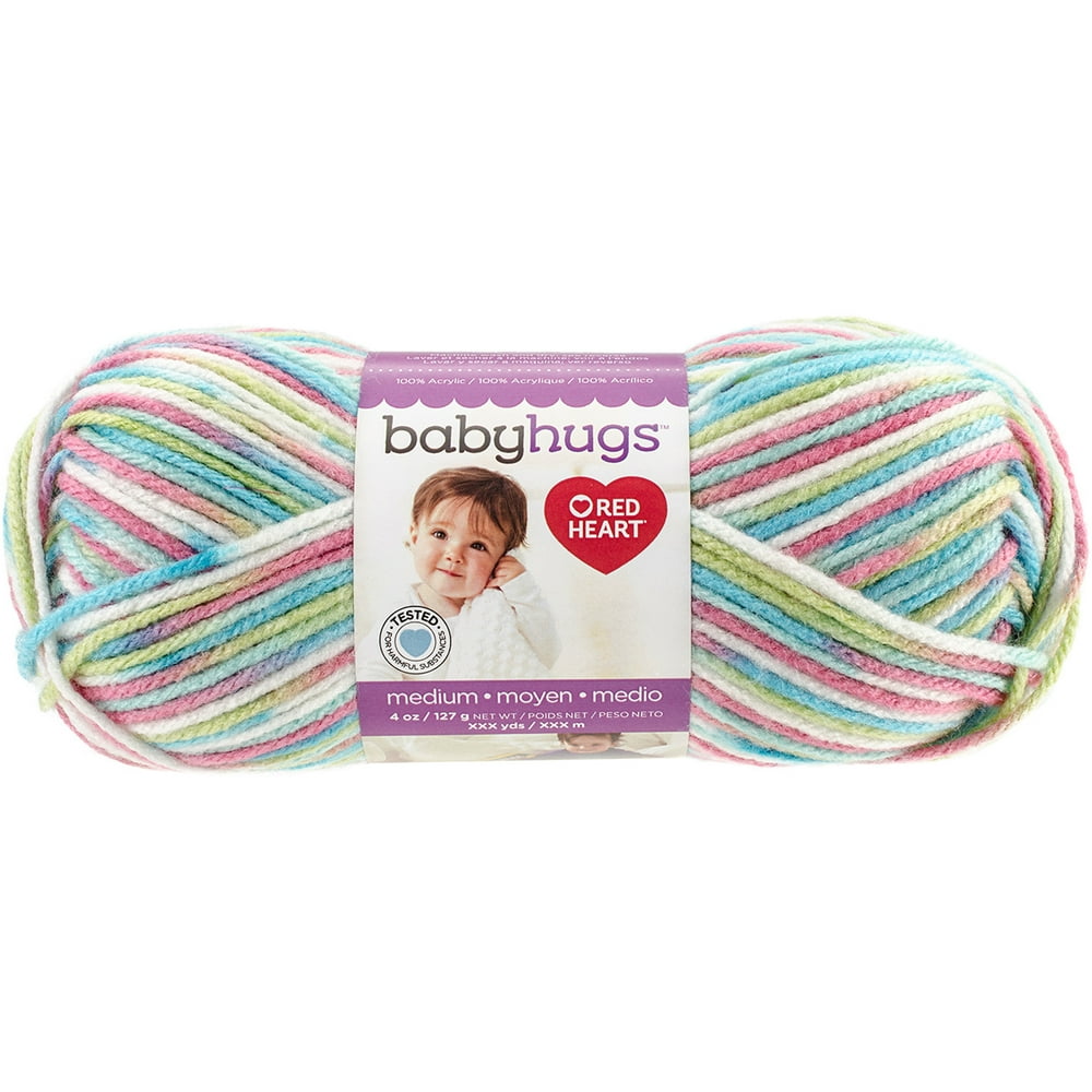 Red Heart Baby Hugs Medium Yarn, Hopscotch