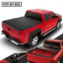 For 2016 To 2018 Tacoma 6ft Short Bed Roll Up Soft Vinyl Tonneau Cover 17 17 Walmart Com