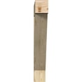 thumbnail image 2 of Ekena Millwork 6"W x 34"D x 40"H Traditional Block Rough Sawn Bracket, Douglas Fir, 2 of 4