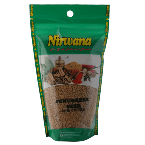 FENUGREEK SEED 8 OZ POUCH BY NIRWANA