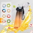 thumbnail image 1 of Botella de 850 ml, juego de botella de agua actualizada con pajita para beber de 7 cápsulas, botella de agua para exteriores, 1 of 4