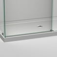 thumbnail image 4 of DreamLine Enigma Air 34 3/4 in. D x 48 3/8 in. W x 76 in. H Frameless Sliding Shower Enclosure in Brushed Stainless Steel, 4 of 11