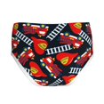 Disketp Fire Rescue With Red Helmet And Truck Boys' Briefs Underwear