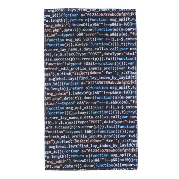 Fotbe Function Source Code Toalla Premium con Patrón, Toalla de Microfibra de Secado Rápido, Ligera y Altamente Absorbente (27.5x16in), Ideal para Uso Diario