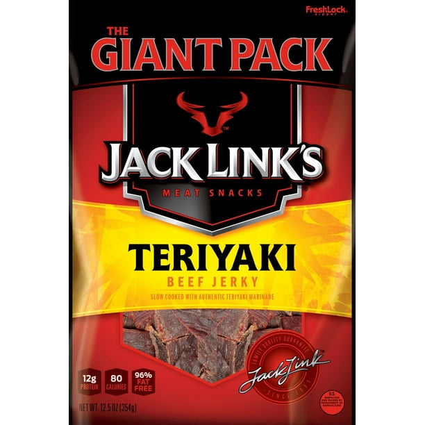Product of Jack Link's Teriyaki Beef Jerky, 12.5 oz. - Walmart.com ...