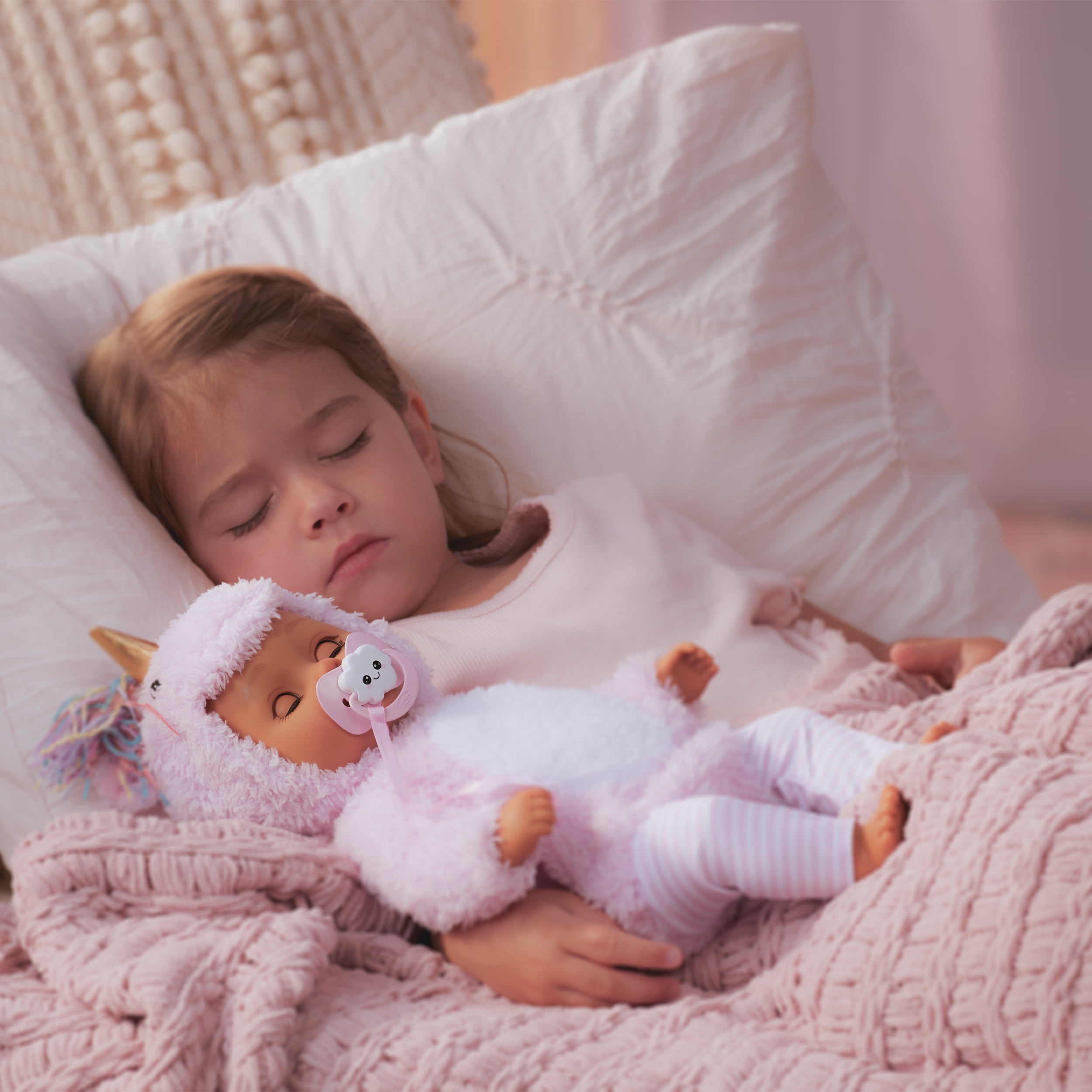BABY born Bedtime Doll (Unicorn Outfit)- Light Brown Eyes