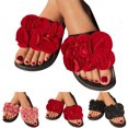 thumbnail image 5 of NOKIO Chic Women'S Summer Flip Flops Women Slippers Summer New Pattern Flower Fashion Indoor And Outdoor Slippers Flat Bottom Comfortable Non Slip Large Size Shoes, 5 of 8