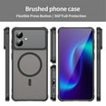 thumbnail image 2 of YEYKX Magnetic for Samsung Galaxy S26 Edge 5G Case [Compatible with MagSafe] [Military Grade Drop Protection] Translucent Matte Shockproof Phone Case,Black, 2 of 7