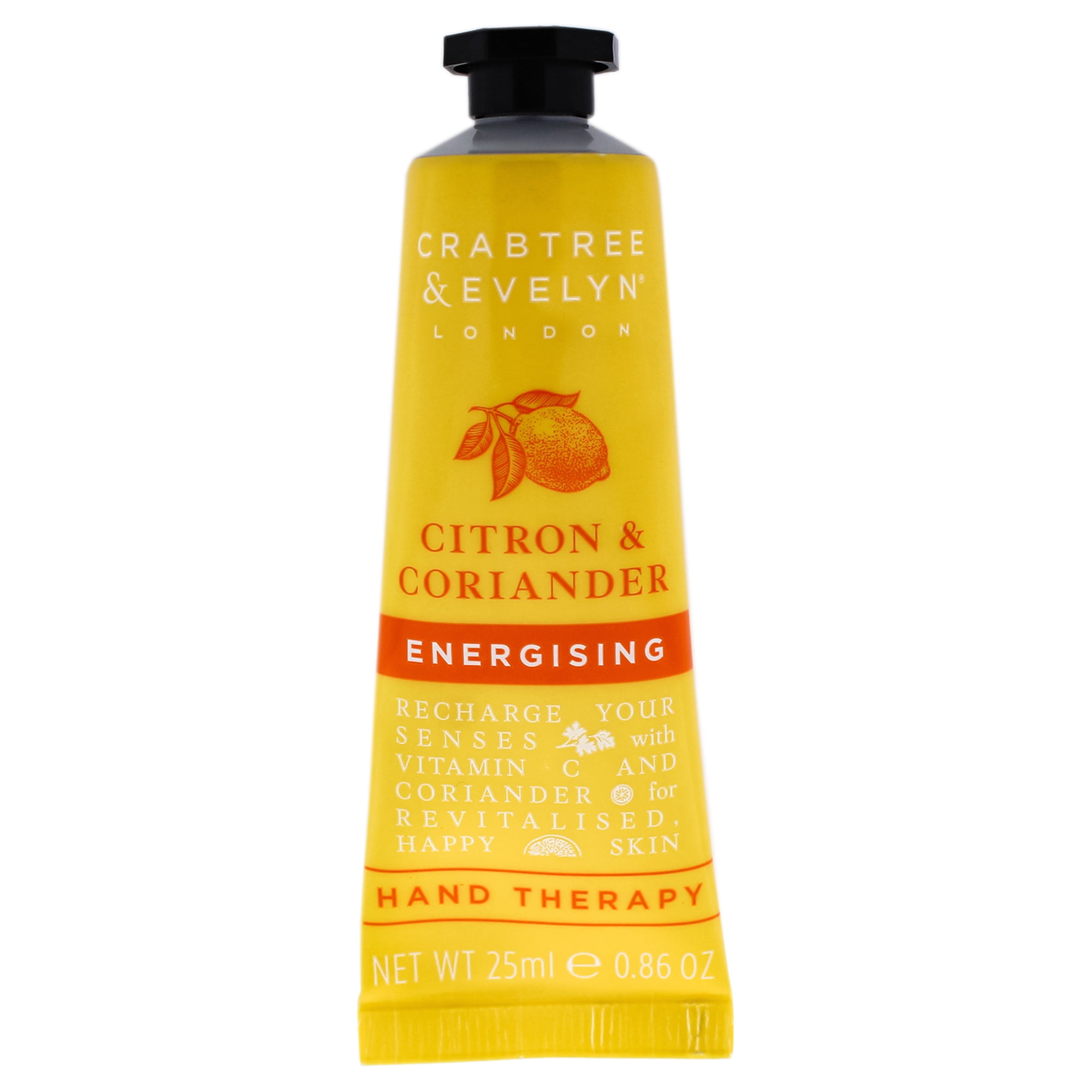 Citron and Coriander Energising Hand Therapy by Crabtree and Evelyn for Unisex 0.86 oz Cream