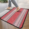 thumbnail image 4 of Red Christmas Striped Pattern Door Rugs,Washable Non Slip Door Mats Indoor,Decorative Door Mats,Entry Mat Indoor for Entrance,Bedroom,Kitchen,Bathroom,30"x17", 4 of 6