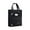 Black, variant on Multi-Layer Clear Tote Storage Bag with PVC Front Panel, Comfort Handle for Office Documents & Travel Essentials