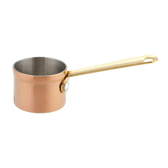 Mini cacerola de Acero inoxidable para calentar café y leche 75ML Macarena