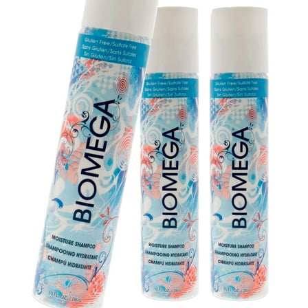 Biomega Moisture Shampoo 10 oz - Pack of 3
