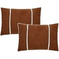 thumbnail image 4 of Nanshing Larsa 7 Piece Cabin Lodge Modern Comforter Set, Rust, California King, 4 of 13