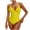Yellow, variant on One Piece Swimsuit Plus Size Swimsuit Bottoms High Waisted One Piece Full Coverage Swimsuits for Women Bathing Suit for Women 2 Piece Bikini Lace up One Piece Swimsuit