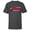 Charcoal Heather, variant on Disney Mickey Mouse Race Car Driver Racing Flag Script Logo - Short Sleeve T-Shirt for Kids - Customized-Black