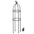 thumbnail image 1 of Unique Bargains Plastic Plant Support Cage Bird Shape Climbing Trellis Black, 1 of 5