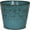 Surf Blue, variant on Robert Allen MPT01890 Fluer De Lis Series Metal Planter Flower Pot, 6", Color Surf Blue