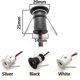 thumbnail image 4 of Negro 9pcs Mini 12v 1w Focos empotrables de techo LED Ip65, 3000k (120, blanco cálido), 4 of 5