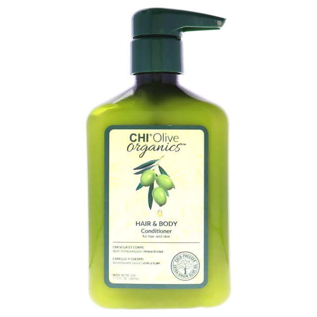 Acondicionador para cabello y cuerpo Olive Organics de CHI para unisex - Acondicionador de 11,5 oz CHI CHI Olive Organics Hair and Body Conditioner Acondicionador Unisex 11.5oz