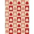thumbnail image 1 of Ahgly Company Machine Washable Indoor Rectangle Transitional Deep Peach Orange Area Rugs, 3' x 5', 1 of 7