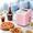 Pink, variant on Roomisland Countertop Ice Maker, Portable Ice Machine with Handle, Basket & Scoop, 26Lbs/24H, 9 Bullet Ice Cubes in 6-8 Mins, Auto-Cleaning Silent Ice Maker for Home, Kitchen, RV Camping Outdoor