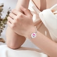 thumbnail image 3 of Cancer Awareness Bracelet Ribbon Trinket Inspirational Jewelry for Women Support, 3 of 3