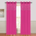thumbnail image 2 of Lavish Home Karla Laser-Cut Grommet Curtain Panel, 2 of 2