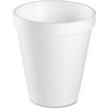 Dart 8J8 White Insulated 8 Ounce Foam Cup, For Hot and Cold Drinks, Pack of 25 Cups
