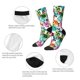 thumbnail image 4 of Fotbe Watercolor Flowers Calcetas Largas con Estampado para Hombre y Mujer – Calcetas de Compresión Transpirables y Elásticas, Viajar y Uso Diario Talla 5-11, 4 of 6
