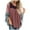 Brown, variant on Oversized T Shirts for Women Fashion Color Matching Leopard Print Floral Crew Neck T Shirt 2025 Fall Blouses Pullover Outfits