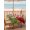 Green White Red, variant on Outdoor Tablecloth with Umbrella Hole and Zipper, Red Christmas Rectangle Table Cloth 54x80 Inch Waterproof Tablecloth, Green Xmas Tree Snowflake Winter Picnic Table Cover for Patio Camping