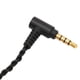thumbnail image 1 of Cable de actualización para auriculares, 0,78mm, 2 pines, 3,5mm, conector acodado, Cable de repuesto enchufable para auriculares con micrófono, 1 of 14