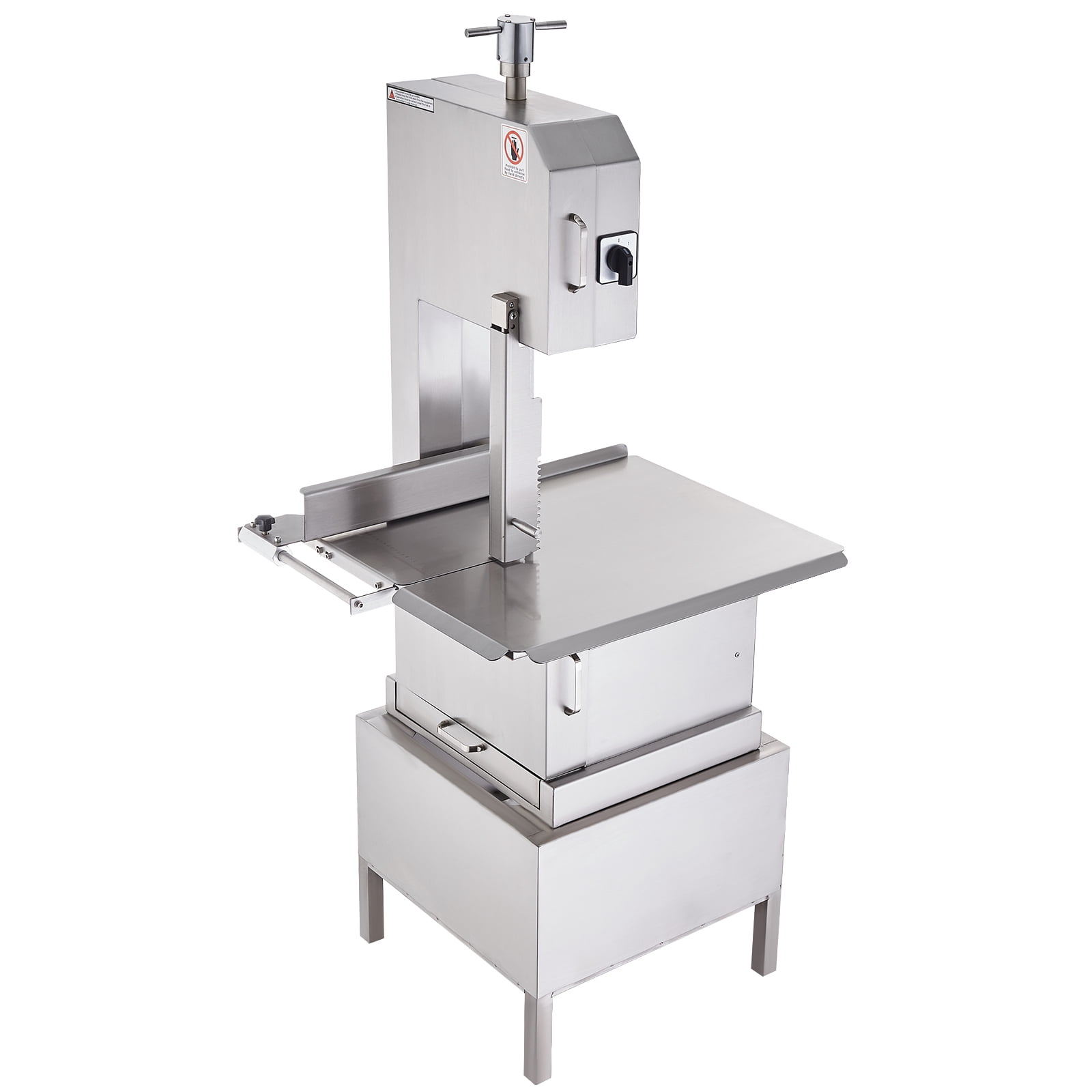 VEVOR 2200W Commercial Electric Meat Bandsaw Stainless Steel Bone Sawing Machine