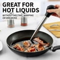 thumbnail image 4 of YOPTOP Kitchen Stainless Steel Turkey Baster for Cooking- Food Grade Metal Turkey Baster Syringe with Silicone Suction Bulb Turkey Baster Large Size Includes 2 Detachable Needles and Cleaning Brush, 4 of 5