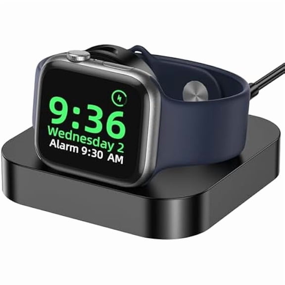 FU1999for Apple Watch Charger Stand, Fast Charging Apple Watch Charger with Charging Cord, Portable Magnetic iWatch Charger Dock for iWatch Series Ultra 10 9 8 7 SE Ultra 1 2, Black